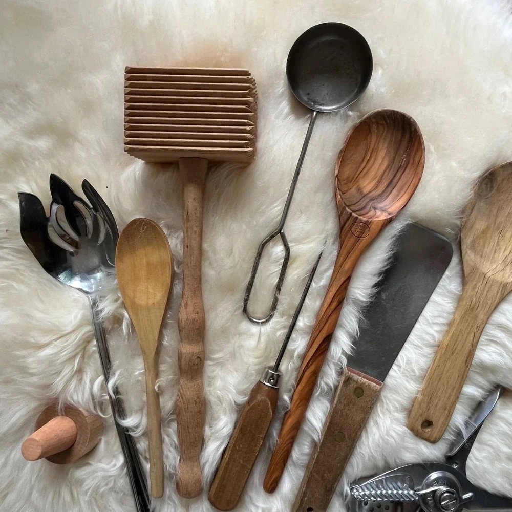 Vintage Rustic Kitchen Utensils Bundle